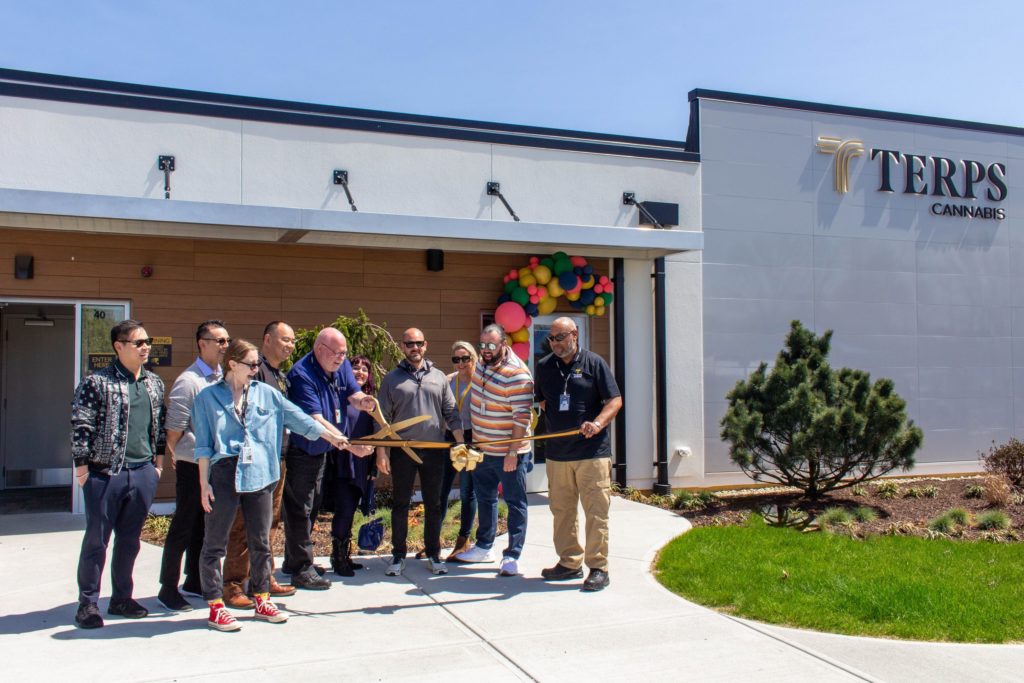 Terps Cannabis Dispensary Store Front - Ribbon Cutting